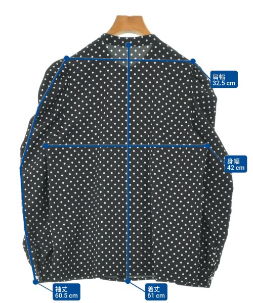 LE CERCLE par rope（ルセルクルパーロペ）カジュアルシャツ 黒 サイズ:F レディース/2200674510203