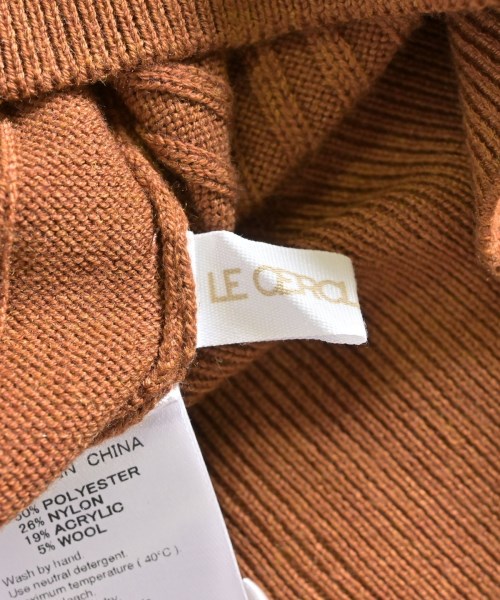 LE CERCLE par rope（ルセルクルパーロペ）ニット・セーター 茶 サイズ:M レディース/2200695455057