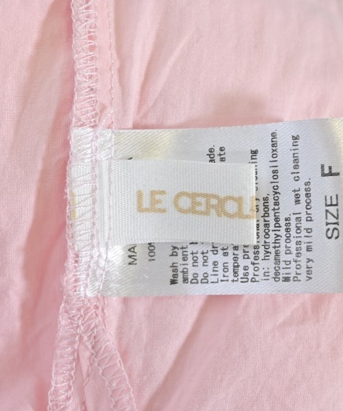 LE CERCLE par rope（ルセルクルパーロペ）カジュアルシャツ ピンク サイズ:F レディース/2200696927010