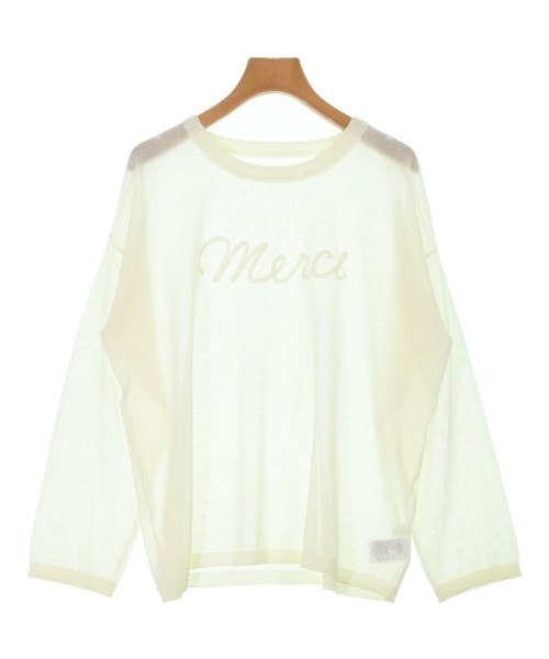 LE CERCLE par rope(ルセルクルパーロペ)ニット・セーター 白 サイズ:F/2200648122050