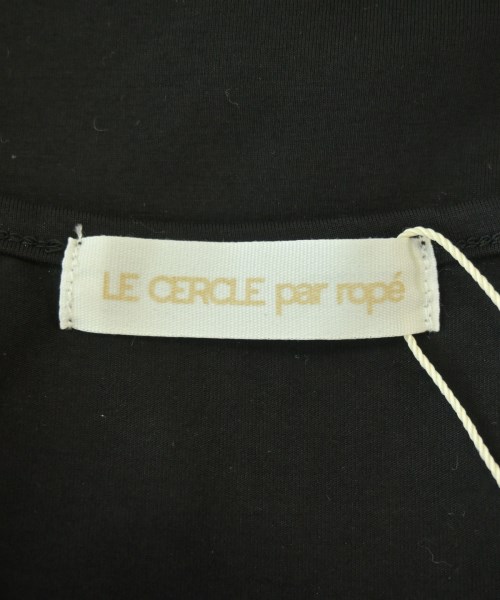 LE CERCLE par rope（ルセルクルパーロペ）Tシャツ・カットソー 黒 サイズ:F レディース/2200703586100