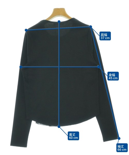 LE CERCLE par rope（ルセルクルパーロペ）Tシャツ・カットソー 黒 サイズ:F レディース/2200703586100