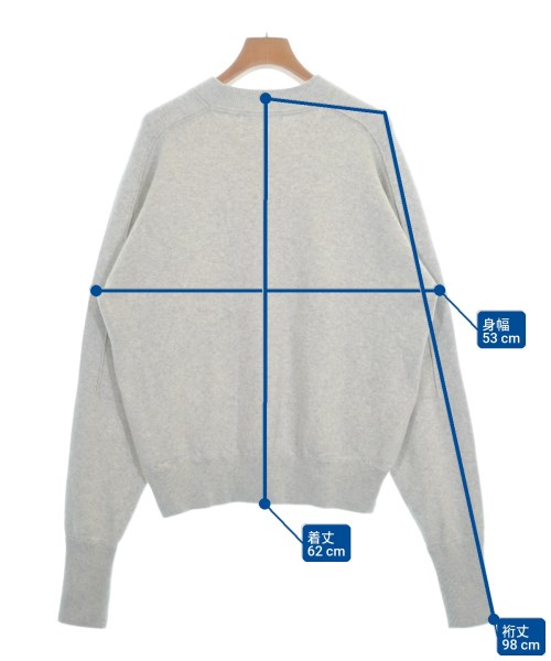 LE CERCLE par rope（ルセルクルパーロペ）スウェット グレー サイズ:-(M位) レディース/2200663005031