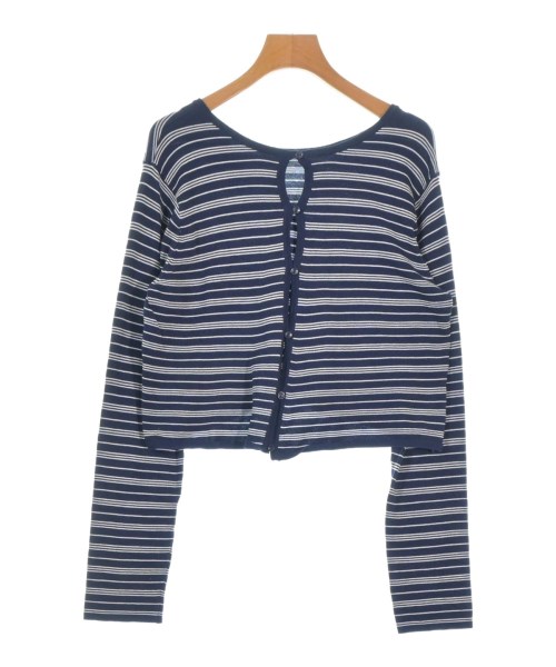 LE CERCLE par rope(ルセルクルパーロペ)カーディガン 紺 サイズ:F/2200660946061