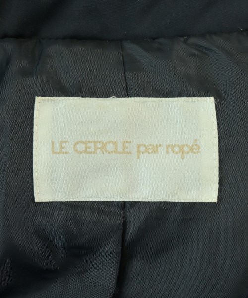 LE CERCLE par rope（ルセルクルパーロペ）ダウンジャケット/ダウンベスト 紺 サイズ:F レディース/2200732942014