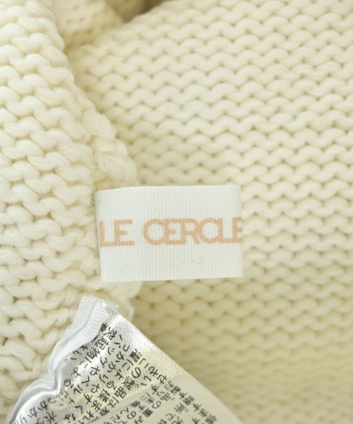 LE CERCLE par rope（ルセルクルパーロペ）ニット・セーター 白 サイズ:F レディース/2200721268026