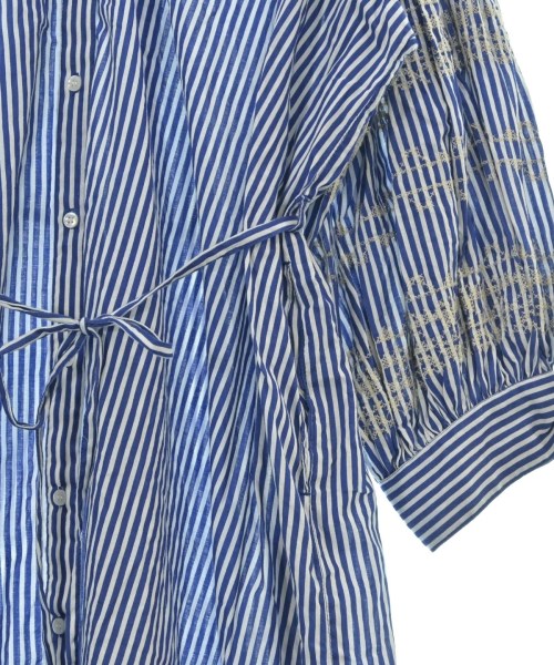 lil nina（リルニーナ）シャツワンピース 青 サイズ:F レディース/2200610062018