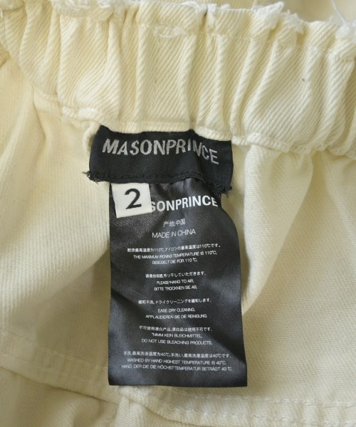 MASONPRINCE（メゾンプリンス）ショートパンツ 白 サイズ:2(M位) メンズ/2200639637020