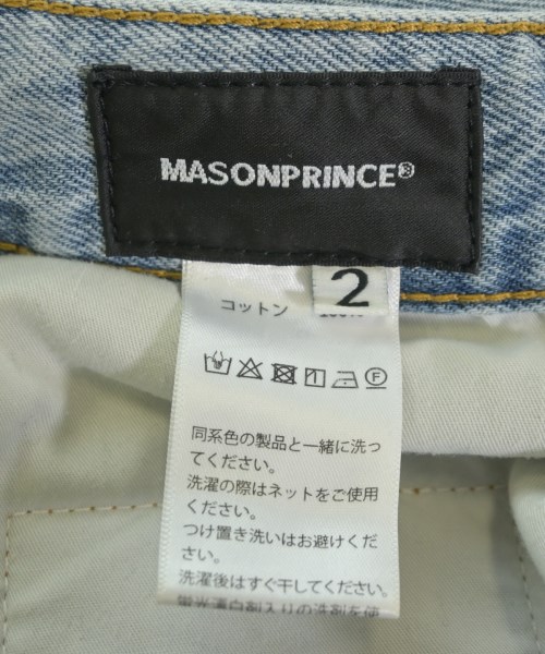MASONPRINCE（メゾンプリンス）デニムパンツ 青 サイズ:2(M位) レディース/2200721541013