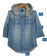 n(n) BY NUMBER (N)INE（エヌエヌバイナンバーナイン）カジュアルシャツ 青 サイズ:-(S位) メンズ/2200537716162