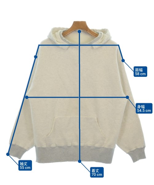 New Manual（ニューマニュアル）パーカー 白 サイズ:L メンズ/2200628521019