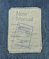 New Manual（ニューマニュアル）デニムパンツ 青 サイズ:33(L位) メンズ/2200606224178