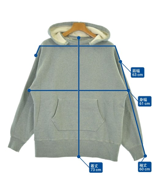 New Manual（ニューマニュアル）パーカー グレー サイズ:L メンズ/2200676804423