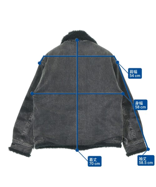 New Manual（ニューマニュアル）デニムジャケット グレー サイズ:F メンズ/2200649081011