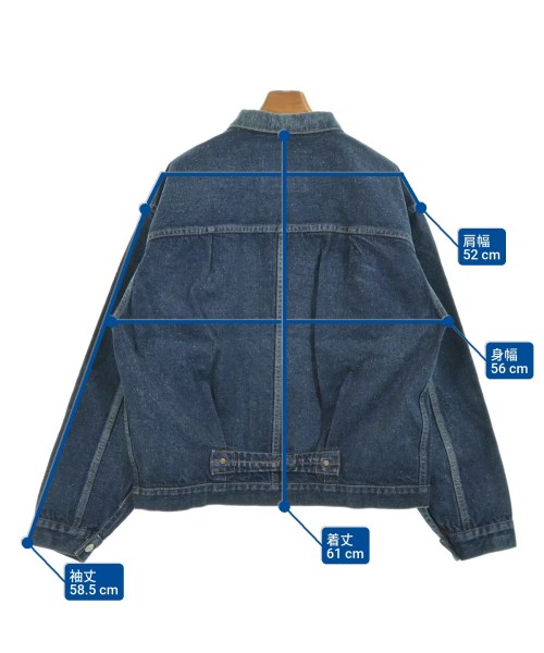 New Manual（ニューマニュアル）デニムジャケット 青 サイズ:F メンズ/2200652064025