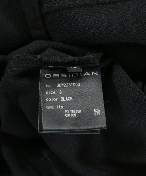 OBSIDIAN（オブシディアン）ポロシャツ 黒 サイズ:S レディース/2200636149045
