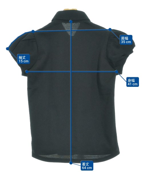 OBSIDIAN（オブシディアン）ポロシャツ 黒 サイズ:S レディース/2200636149045