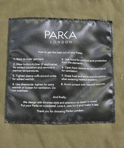 PARKA LONDON（パーカロンドン）モッズコート カーキ サイズ:XS メンズ/2200677712031
