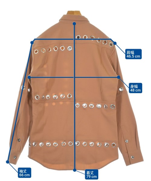 PRONOUNCE（プロナウンス）カジュアルシャツ 茶 サイズ:M メンズ/2200655935216