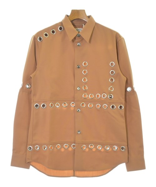 PRONOUNCE(プロナウンス)カジュアルシャツ 茶 サイズ:M/2200659683106