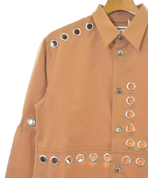 PRONOUNCE（プロナウンス）カジュアルシャツ 茶 サイズ:M メンズ/2200659683106