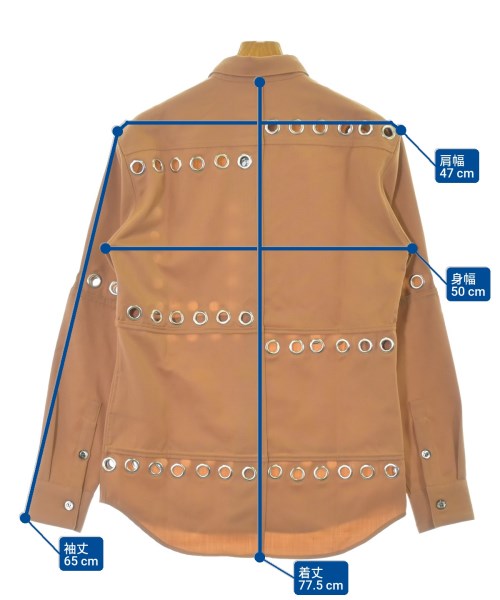 PRONOUNCE（プロナウンス）カジュアルシャツ 茶 サイズ:M メンズ/2200659683106