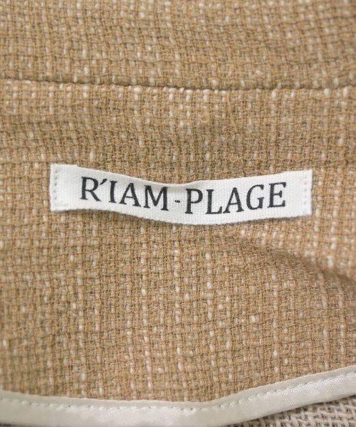R'IAM-PLAGE（リアムプラージュ）ノーカラージャケット ベージュ サイズ:38(M位) レディース/2200630537039