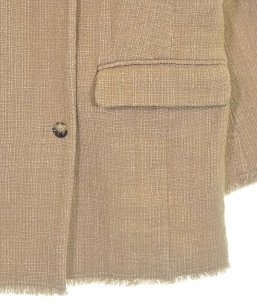 R'IAM-PLAGE（リアムプラージュ）ノーカラージャケット ベージュ サイズ:38(M位) レディース/2200630537039