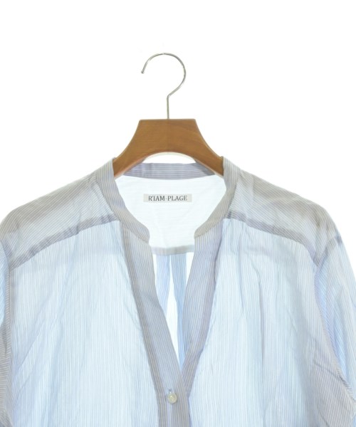 R'IAM-PLAGE（リアムプラージュ）カジュアルシャツ 青 サイズ:F レディース/2200626477189