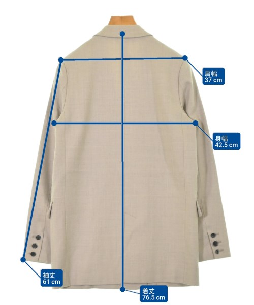 R'IAM-PLAGE（リアムプラージュ）テーラードジャケット ベージュ サイズ:36(S位) レディース/2200621256017