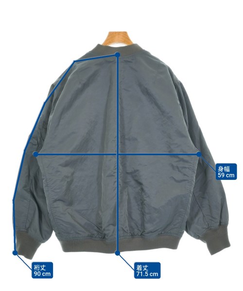 R'IAM-PLAGE（リアムプラージュ）ミリタリーブルゾン グレー サイズ:36(S位) レディース/2200621256048