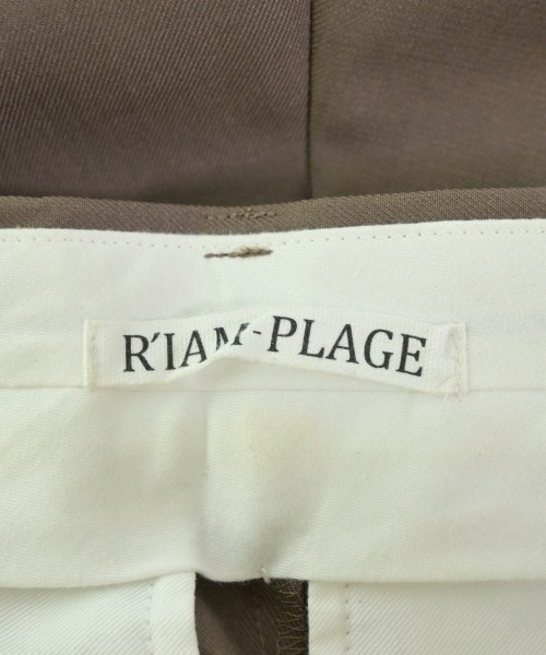 R'IAM-PLAGE（リアムプラージュ）スラックス 茶 サイズ:34(XS位) レディース/2200621256109