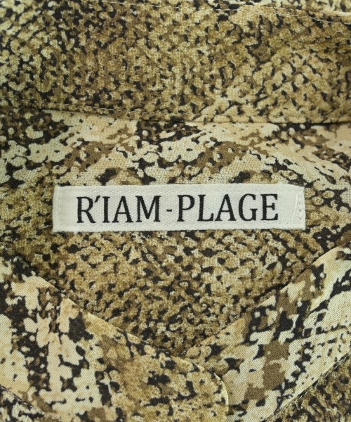 R'IAM-PLAGE（リアムプラージュ）シャツワンピース ベージュ サイズ:36(S位) レディース/2200628783066