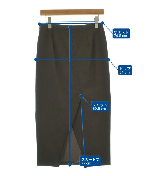 R'IAM-PLAGE（リアムプラージュ）ロング・マキシ丈スカート 茶 サイズ:38(M位) レディース/2200634295034