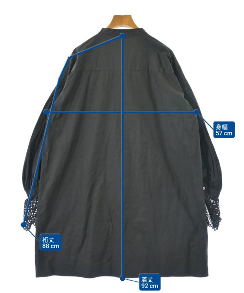 R'IAM-PLAGE（リアムプラージュ）シャツワンピース 黒 サイズ:-(M位) レディース/2200619017132