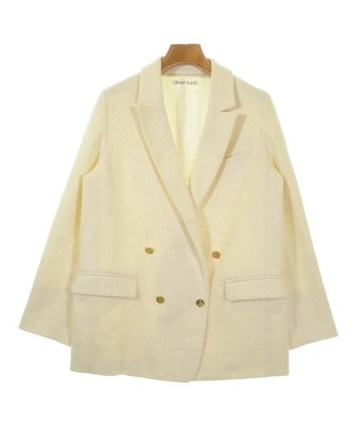 R'IAM-PLAGE(リアムプラージュ)テーラードジャケット 白 サイズ:36(S位)/2200668151030