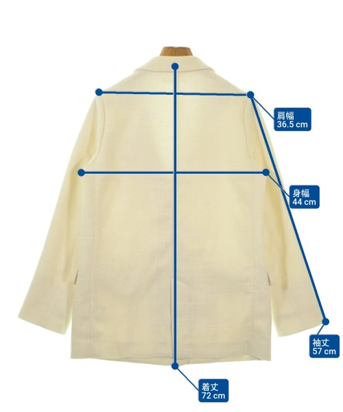 R'IAM-PLAGE（リアムプラージュ）テーラードジャケット 白 サイズ:36(S位) レディース/2200668151030