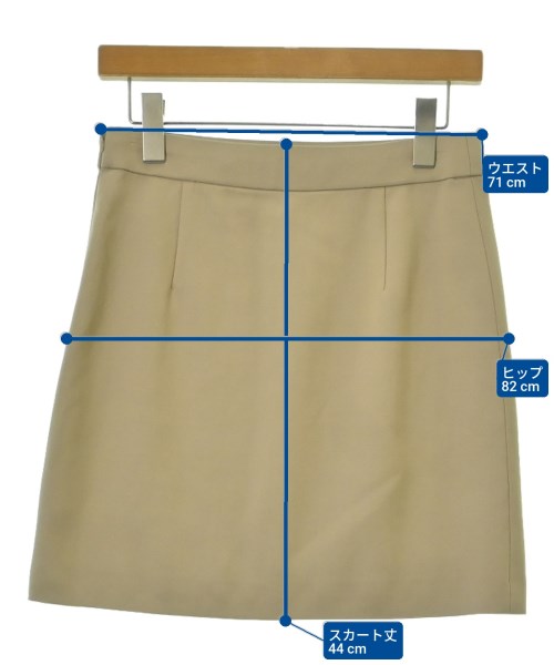 R'IAM-PLAGE（リアムプラージュ）ミニスカート ベージュ サイズ:36(S位) レディース/2200671313104