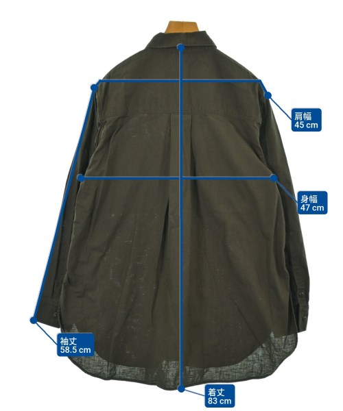 R'IAM-PLAGE（リアムプラージュ）カジュアルシャツ 茶 サイズ:-(M位) レディース/2200634732287