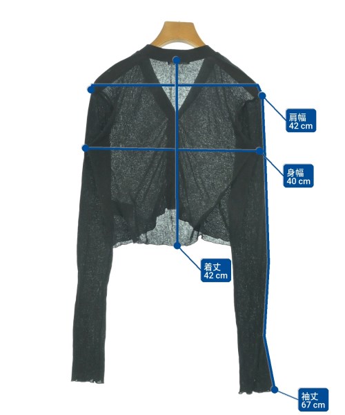 R'IAM-PLAGE（リアムプラージュ）カーディガン 黒 サイズ:-(M位) レディース/2200666024084