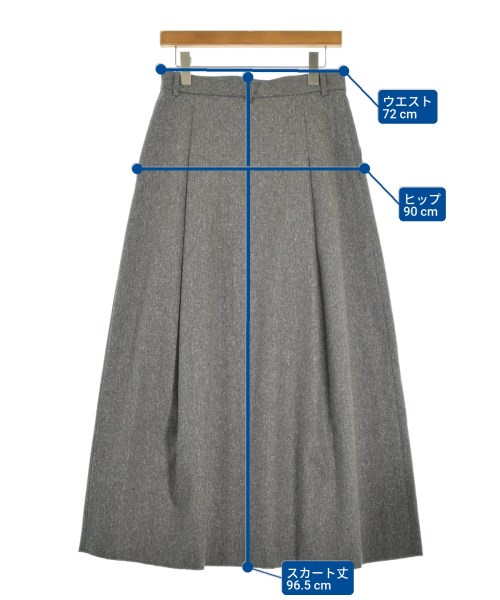 R'IAM-PLAGE（リアムプラージュ）ロング・マキシ丈スカート グレー サイズ:38(M位) レディース/2200667314023