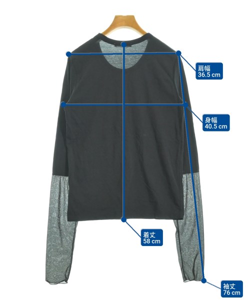 R'IAM-PLAGE（リアムプラージュ）Tシャツ・カットソー 黒 サイズ:-(M位) レディース/2200670684021