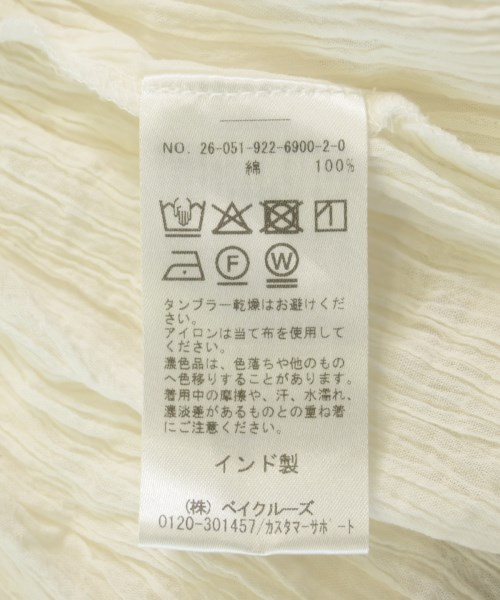 R'IAM-PLAGE（リアムプラージュ）ブラウス 白 サイズ:F レディース/2200726231131