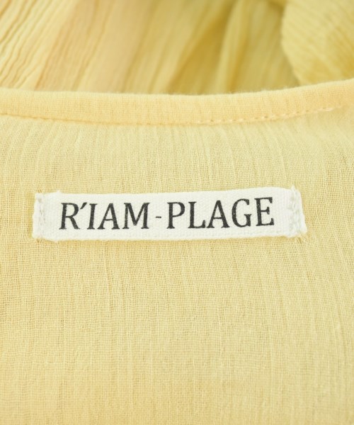 R'IAM-PLAGE（リアムプラージュ）ブラウス 黄 サイズ:F レディース/2200681722071
