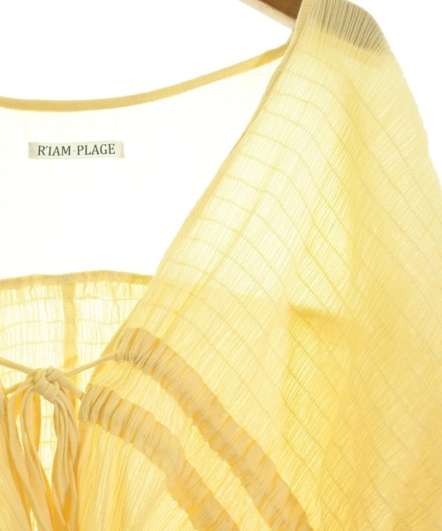 R'IAM-PLAGE（リアムプラージュ）ブラウス 黄 サイズ:F レディース/2200681722071