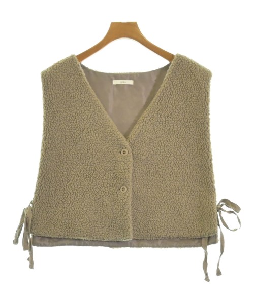 so4u(ソウフォーユー)ベスト ベージュ サイズ:F/2200654780022