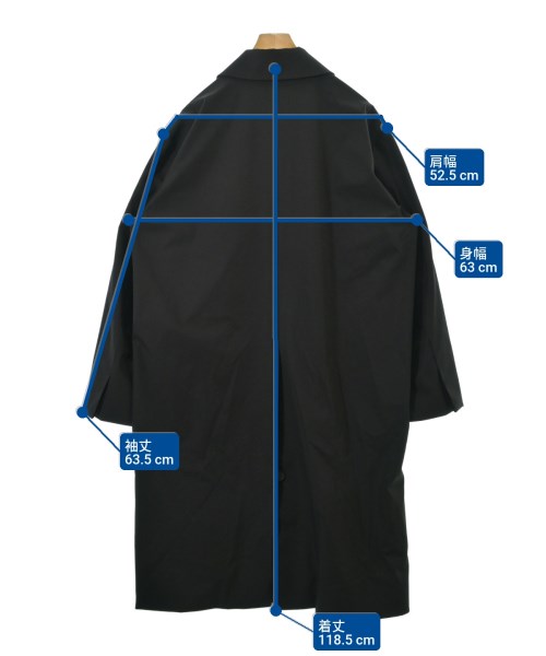 STERNBERG（スタンバーグ）ステンカラーコート 黒 サイズ:M メンズ/2200664146023