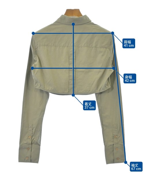 The Frankie Shop（ザフランキーショップ）カジュアルシャツ カーキ サイズ:S レディース/2200636216068