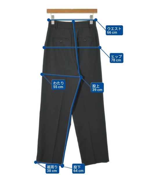 The Frankie Shop（ザフランキーショップ）スラックス 黒 サイズ:S レディース/2200640421069