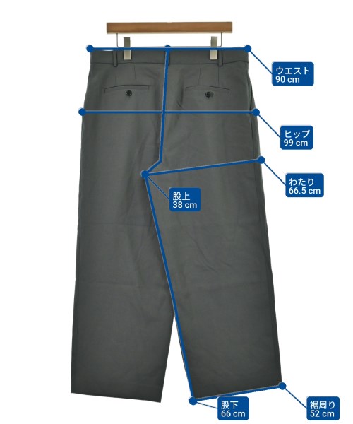 The Frankie Shop（ザフランキーショップ）スラックス グレー サイズ:L メンズ/2200736126304
